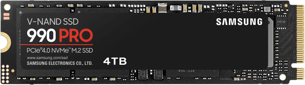 SSD Samsung 990 PRO MZ-V9P4T0BW 4 ТБ без радиатора