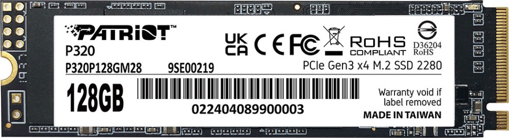 SSD Patriot Memory P320 P320P128GM28 128 ГБ