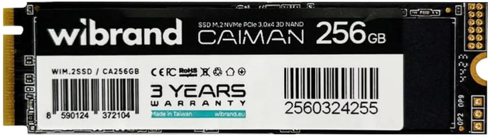 SSD Wibrand Caiman M.2 WIM.2SSD/CA256GB 256 ГБ