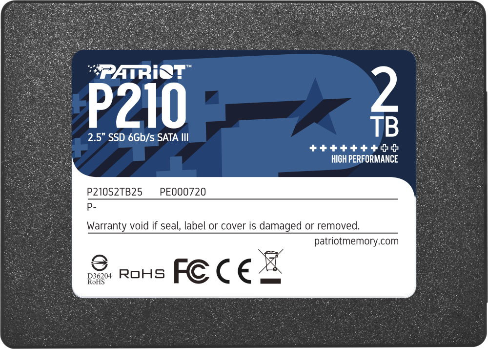 SSD Patriot Memory P210 P210S2TB25 2 ТБ