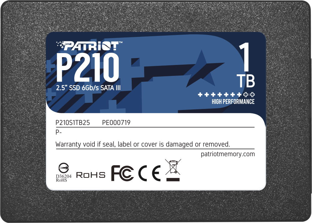 SSD Patriot Memory P210 P210S1TB25 1 ТБ