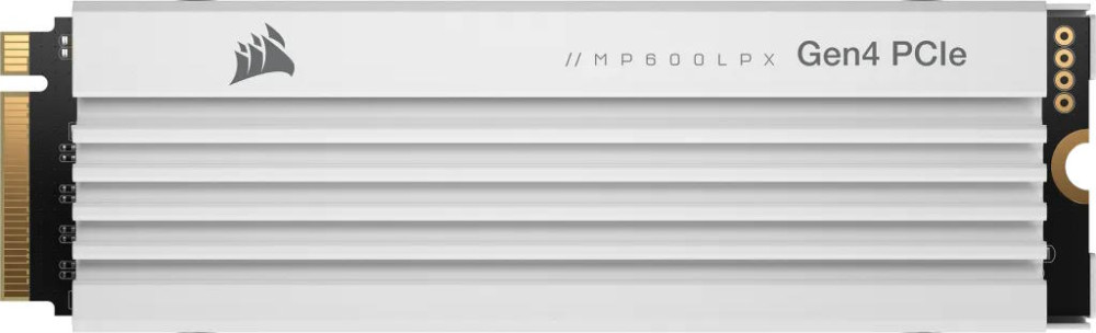 SSD Corsair MP600 PRO LPX CSSD-F4000GBMP600PLPW 4 ТБ білий