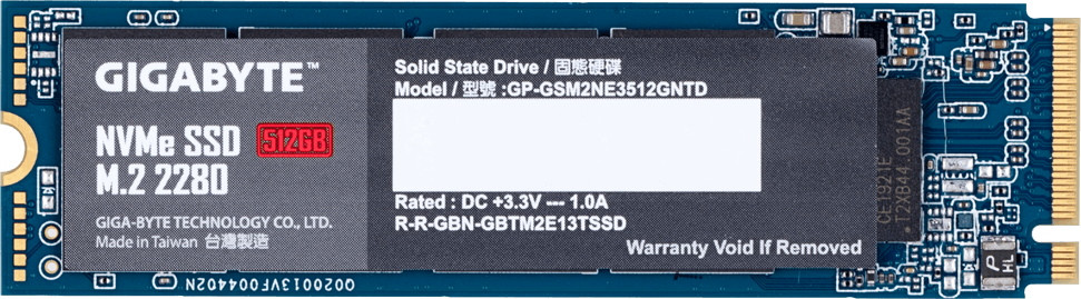 SSD Gigabyte M.2 NVMe GP-GSM2NE3512GNTD 512 ГБ