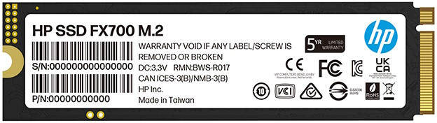 SSD HP FX700 M.2 8U2N5AA 2 ТБ