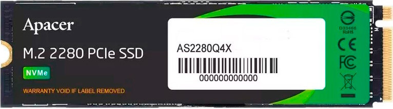 SSD Apacer AS2280Q4X AP512GAS2280Q4X-1 512 ГБ