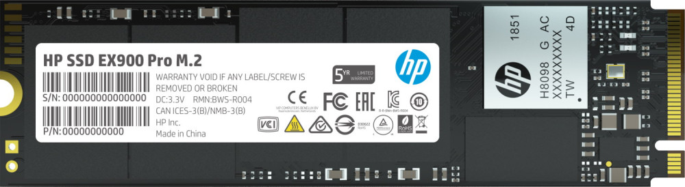 SSD HP EX900 Pro M.2 9XL77AA 1 ТБ