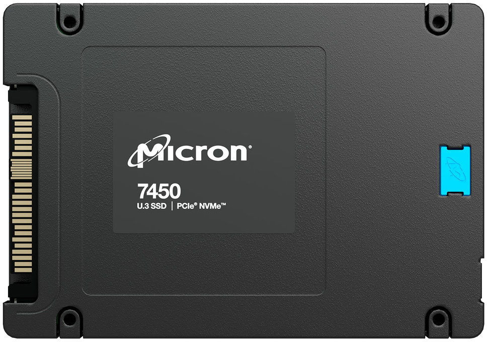 SSD Micron 7450 MAX U.3 7mm MTFDKCB3T2TFS 3.2 ТБ