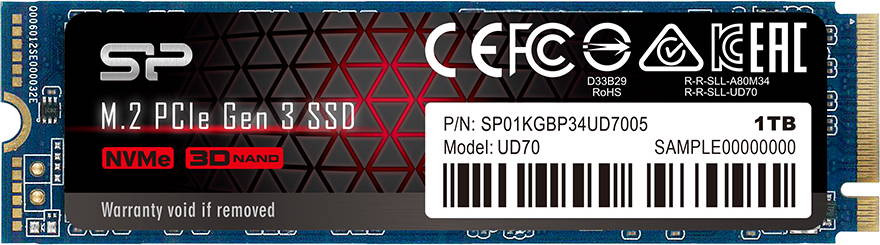SSD Silicon Power UD70 SP02KGBP34UD7005 2 ТБ