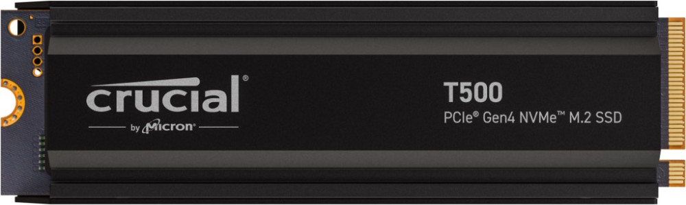 SSD Crucial T500 CT2000T500SSD5 2 ТБ с радиатором