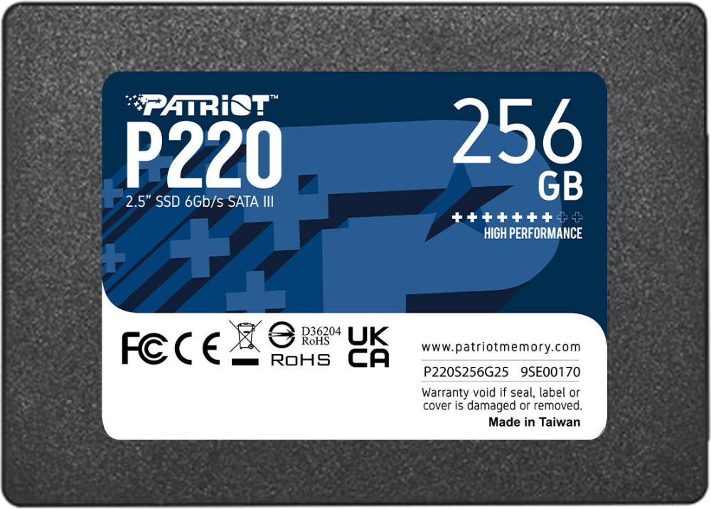SSD Patriot Memory P220 P220S256G25 256 ГБ