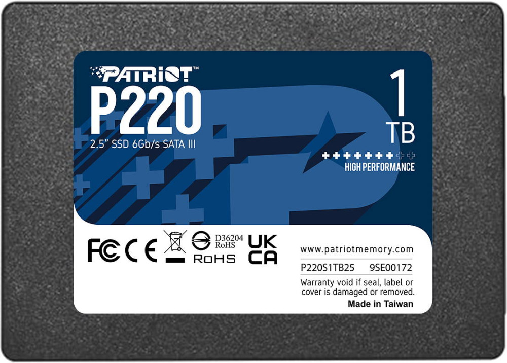 SSD Patriot Memory P220 P220S1TB25 1 ТБ