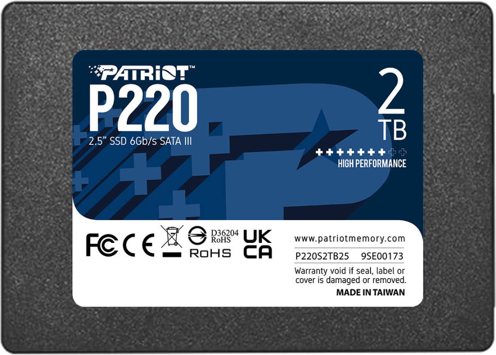 SSD Patriot Memory P220 P220S2TB25 2 ТБ