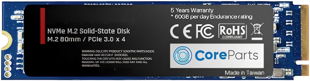 SSD CoreParts M.2 NVMe Gen3x4 CPSSD-M.2NVMEHE-2TB 2 ТБ