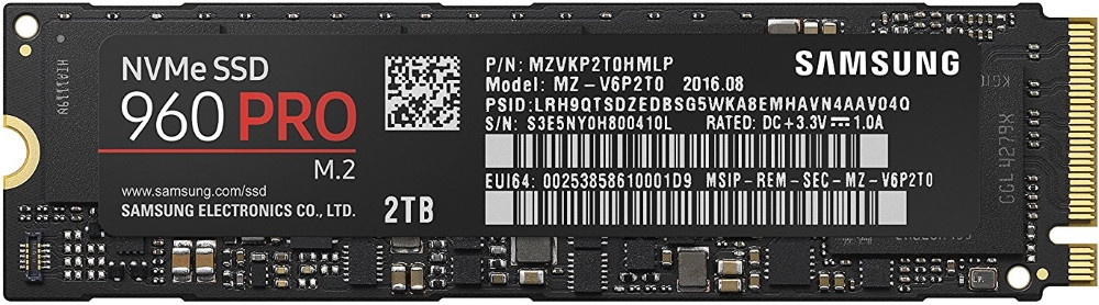 SSD Samsung 960 PRO M.2 MZ-V6P1T0BW 1.02 ТБ