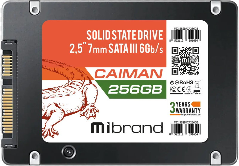 SSD Mibrand Caiman 2.5 MI2.5SSD/CA256GB 256 ГБ