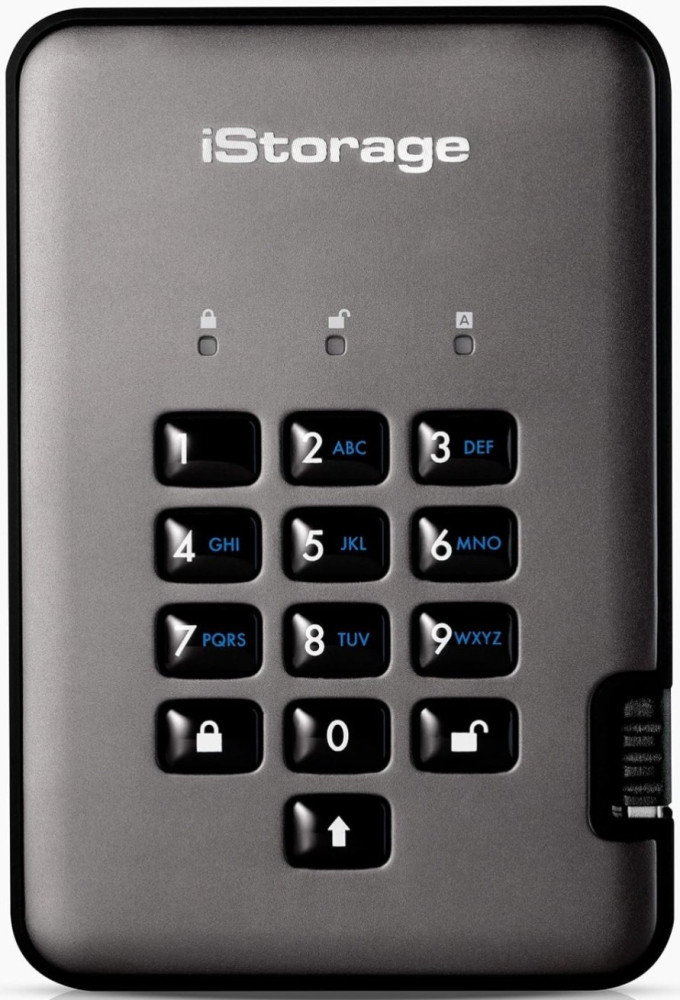 SSD iStorage DiskAshur Pro2 IS-DAP2-256-SSD-1000-C-X 1 ТБ