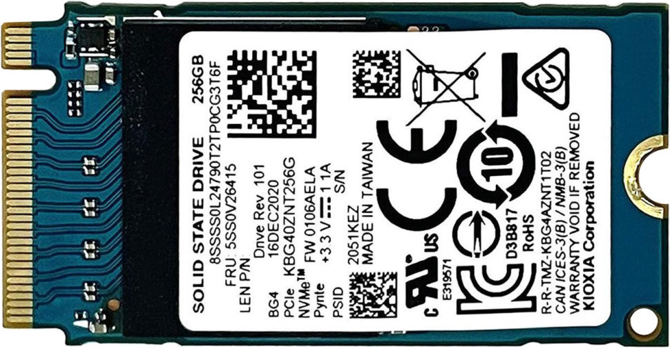 SSD KIOXIA BG4 2242 KBG40ZNT256G 256 ГБ