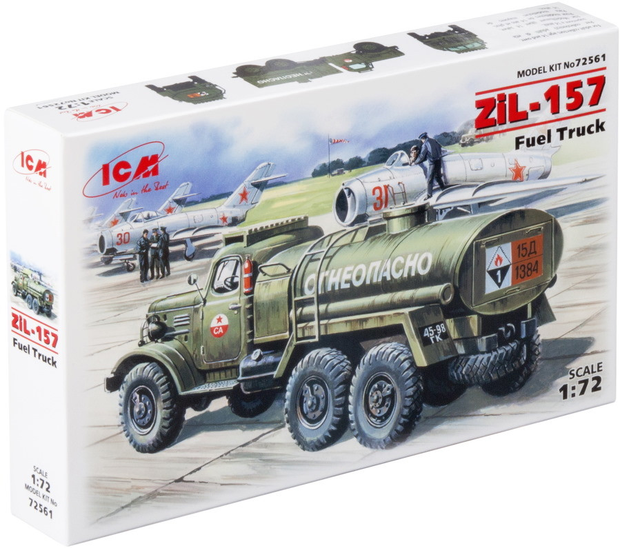 Сборная модель ICM ZiL-157 Fuel Bowser (172)