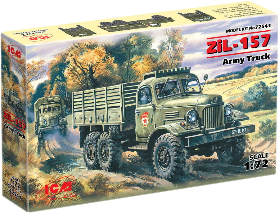 Збірна модель ICM ZiL-157 Army Truck (172)