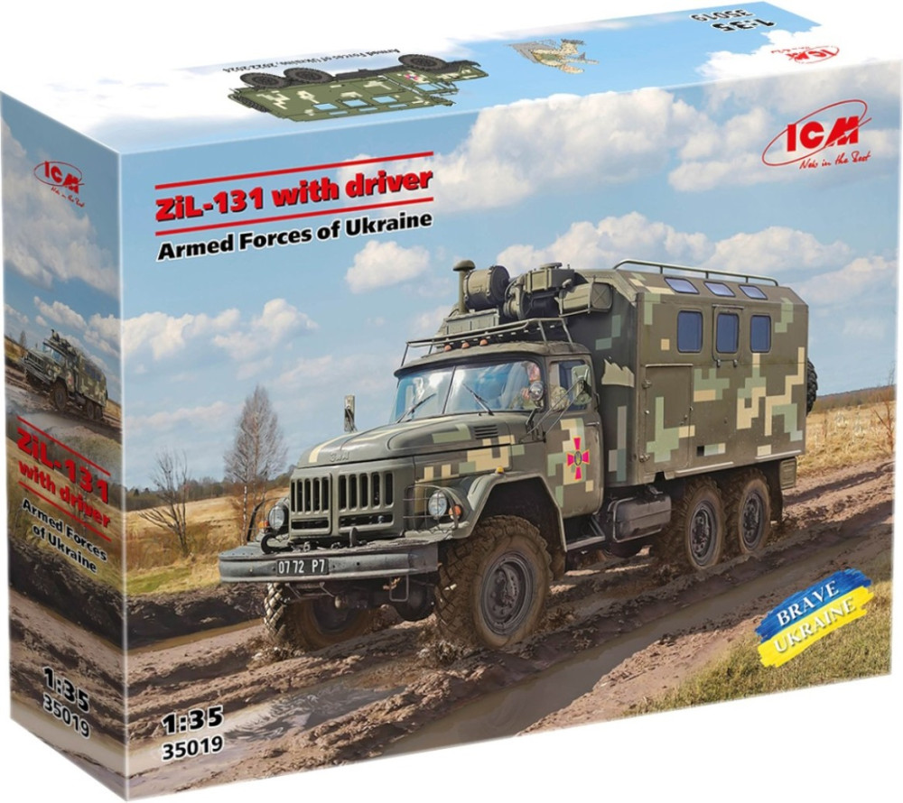 Збірна модель ICM ZIL-131 with Driver (135)