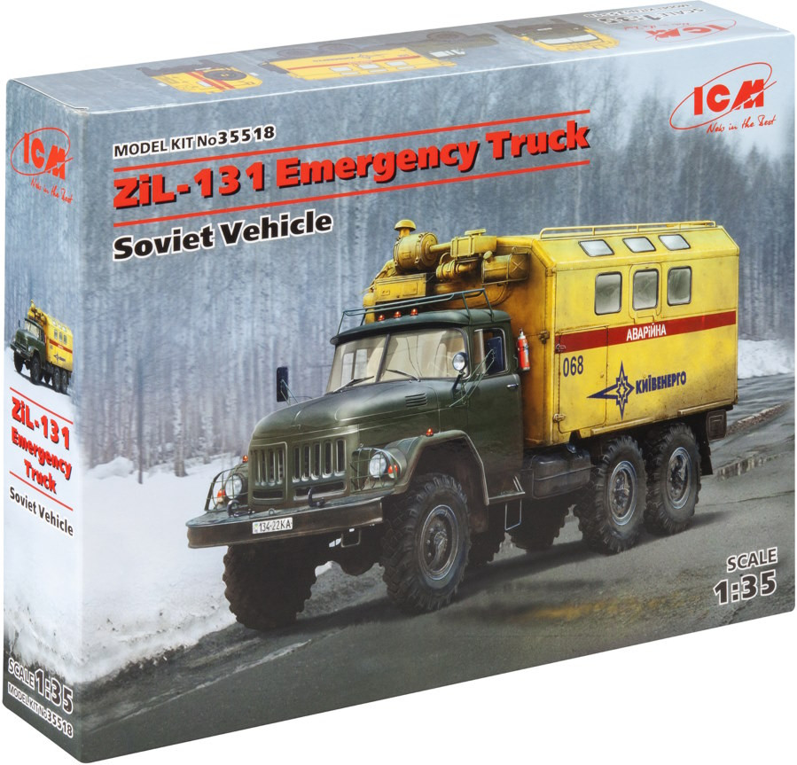 Збірна модель ICM ZiL-131 Emergency Truck (135)