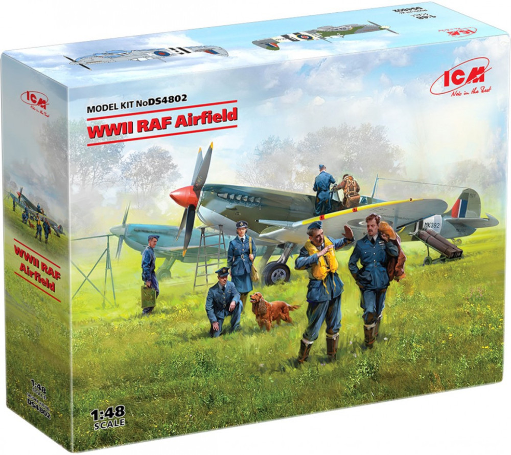 Сборная модель ICM WWII RAF Airfield (148)