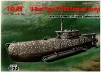 Сборная модель ICM U-Boat Type XXVII Seehund (early) (172)