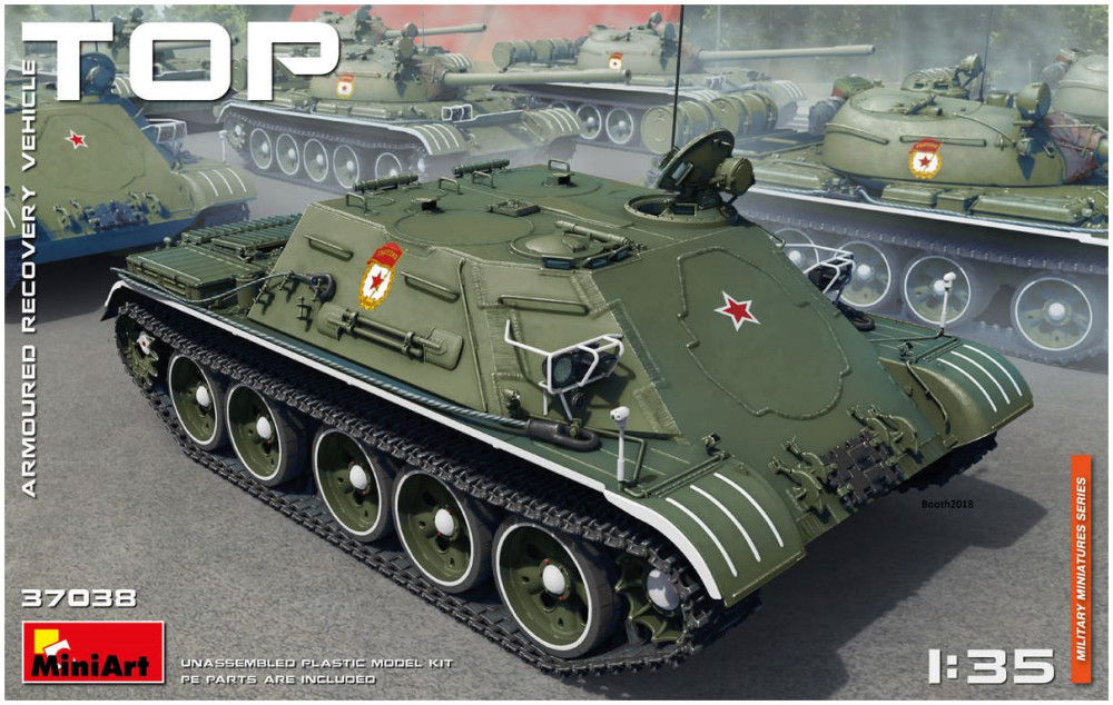 Сборная модель MiniArt TOP Armoured Recovery Vehicle (135) (37038)