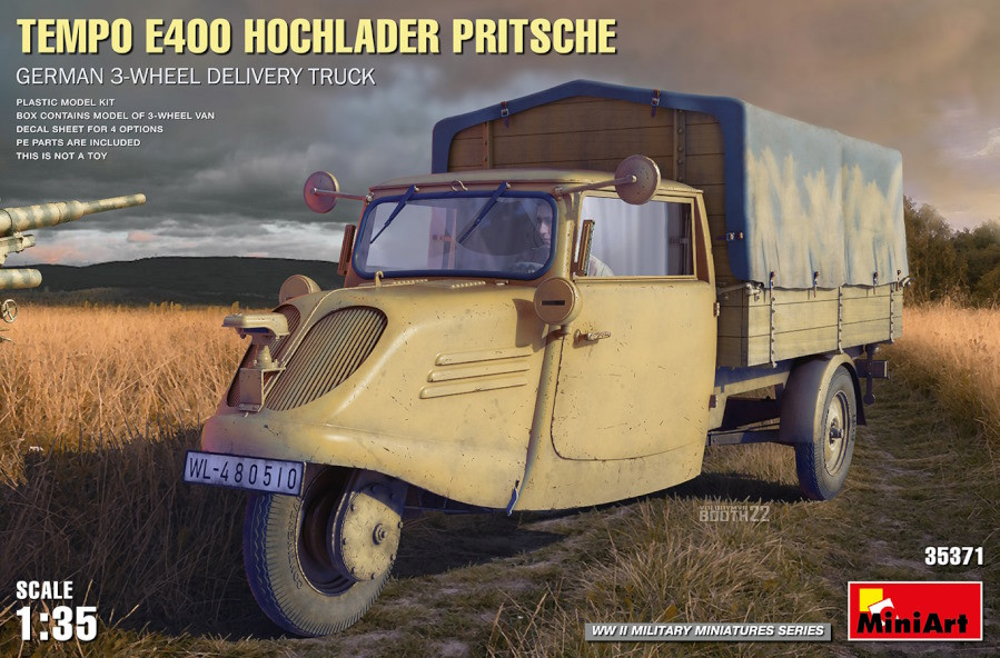 Сборная модель MiniArt Tempo E400 Hochlader Pritsche (135)