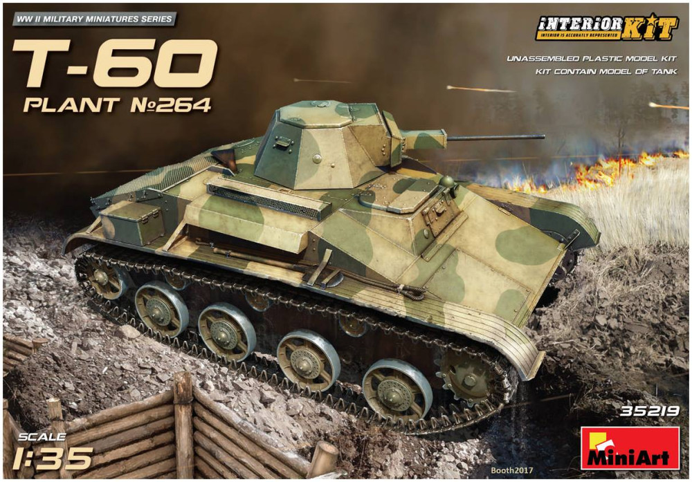 Сборная модель MiniArt T-60 Plant N.264 (135) (35219)