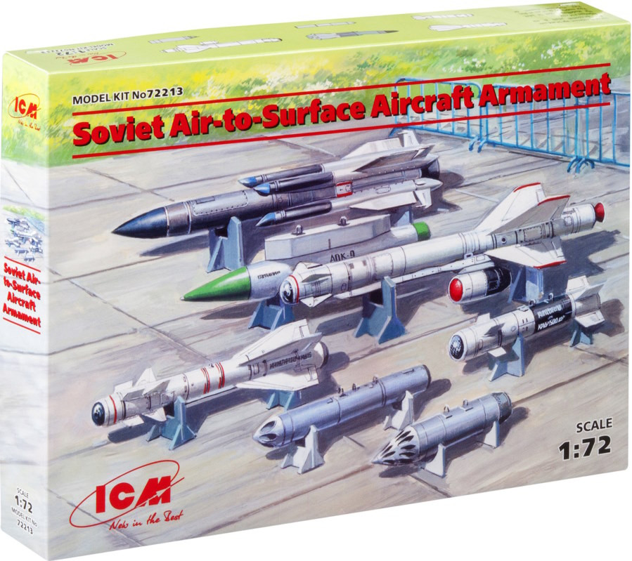 Збірна модель ICM Soviet Air-to-Surface Aircraft Armament (172)