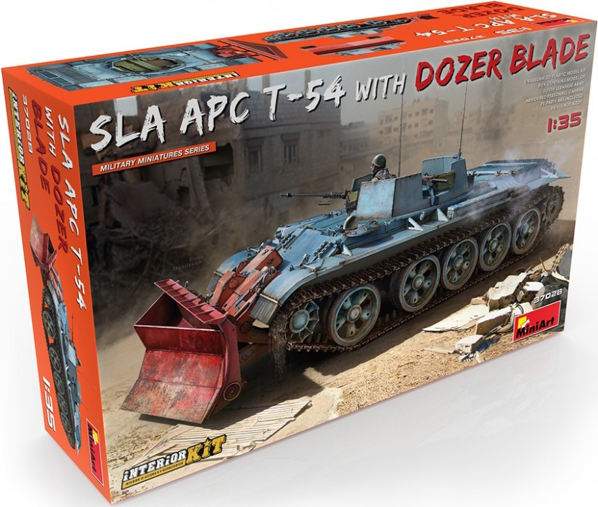 Сборная модель MiniArt SLA APC T-54 with Dozer Blade (135)