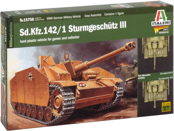 Збірна модель ITALERI Sd.Kfz.142/1 Sturmgeschutz (156)