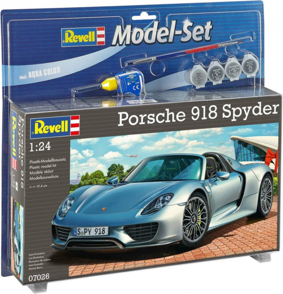 Збірна модель Revell Porsche 918 Spyder (124) 67026