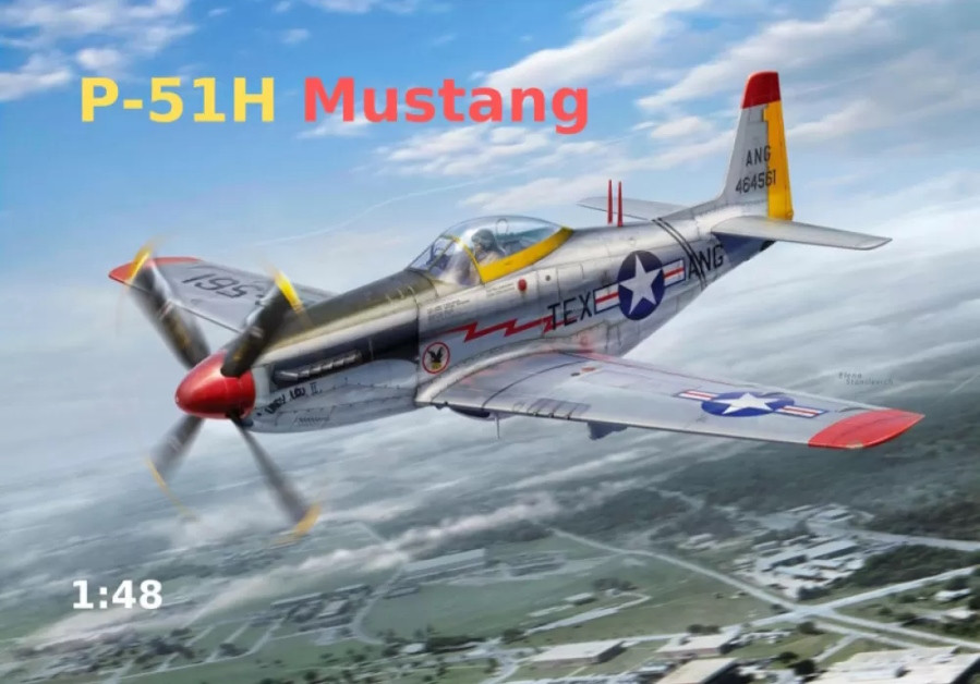 Сборная модель Modelsvit P-51H Mustang (148)