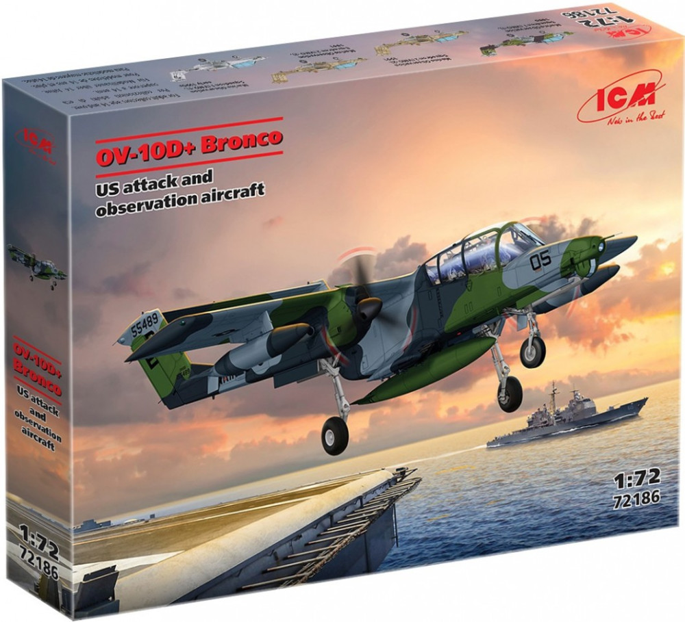 Збірна модель ICM OV-10D Plus Bronco (172)