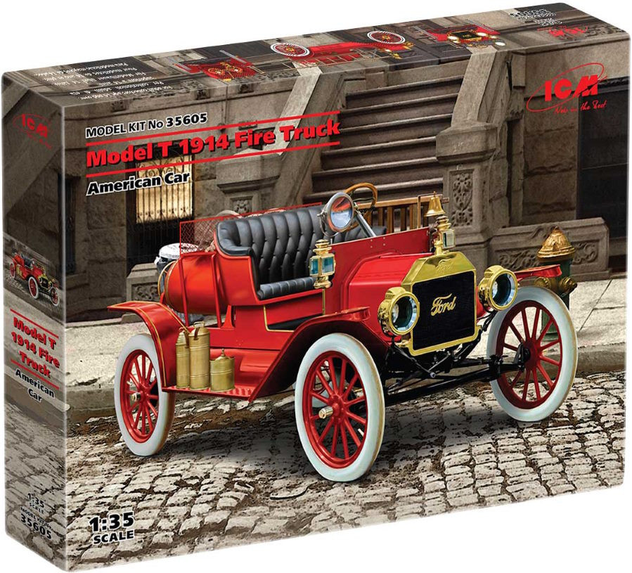 Збірна модель ICM Model T 1914 Fire Truck (135)