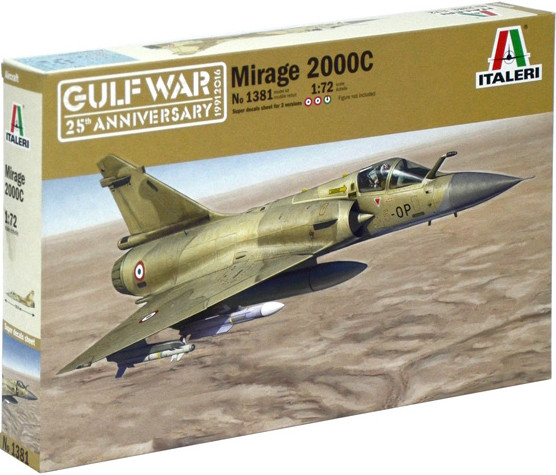 Сборная модель ITALERI Mirage 2000C (172) (1381)