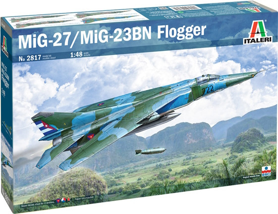 Сборная модель ITALERI MiG-27/MiG-23BN Flogger (148)