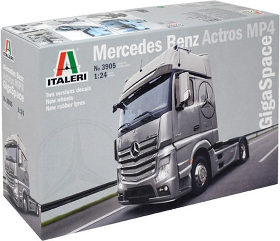 Сборная модель ITALERI Mercedes Benz Actros MP4 Gigaspace (124) (3905)