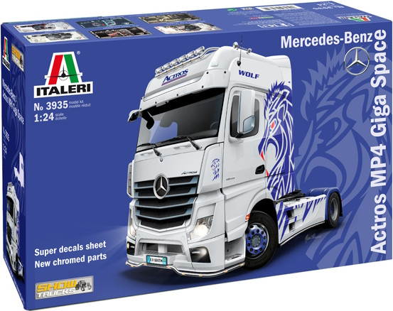 Сборная модель ITALERI Mercedes-benz Actros MP4 Giga Space (124) 3935