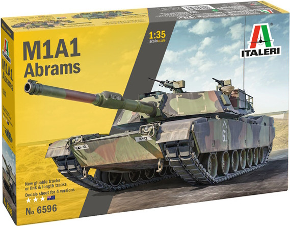 Сборная модель ITALERI M1A1 Abrams (135)