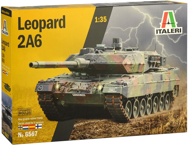 Сборная модель ITALERI Leopard 2A6 (135) (6567)