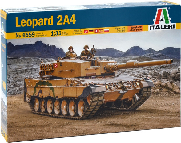 Сборная модель ITALERI Leopard 2A4 (135)