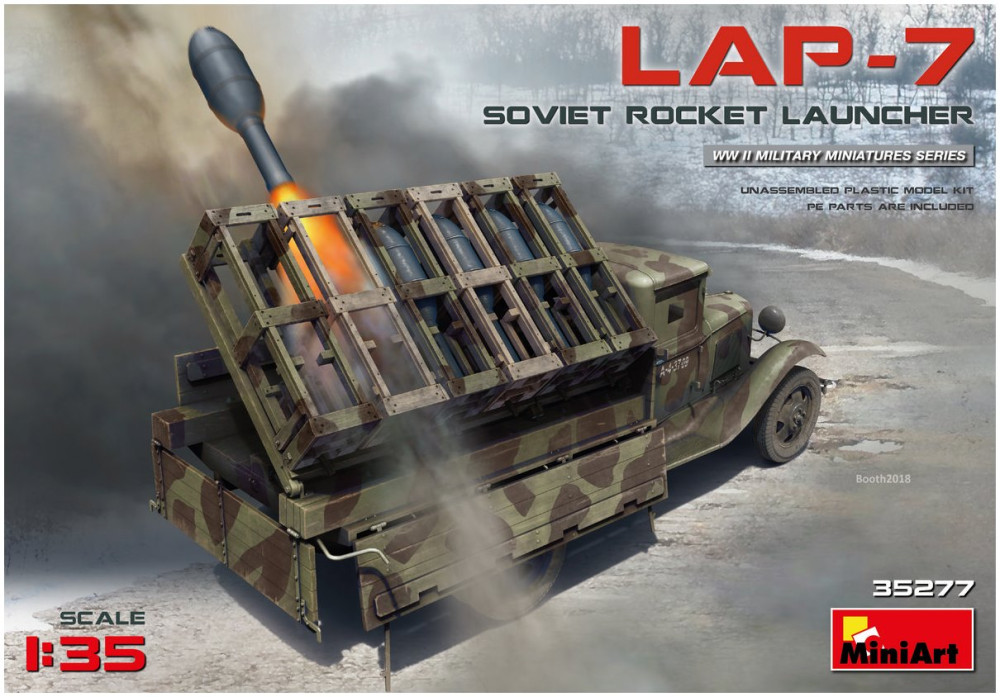 Сборная модель MiniArt LAP-7 Soviet Rocket Launcher (135) (35277)