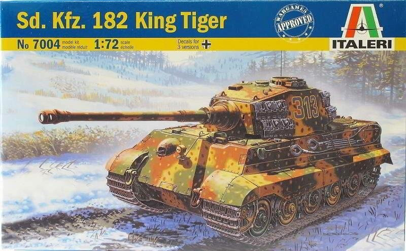 Сборная модель ITALERI King Tiger (172)