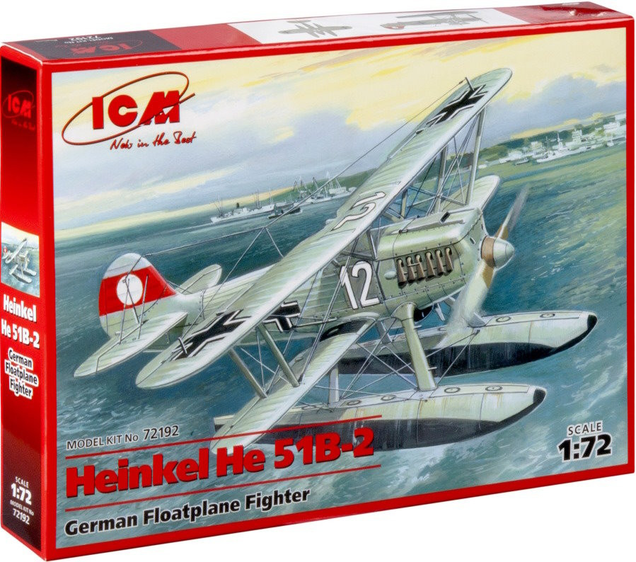 Збірна модель ICM Heinkel He 51B-2 (172)