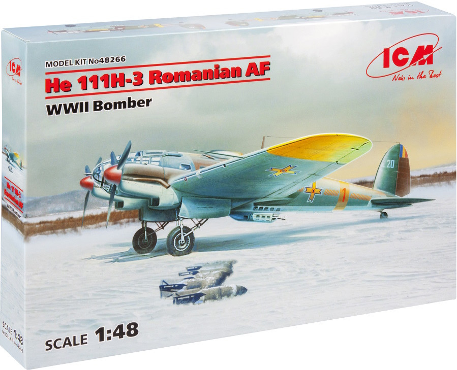 Збірна модель ICM He 111H-3 Romanian AF (148)