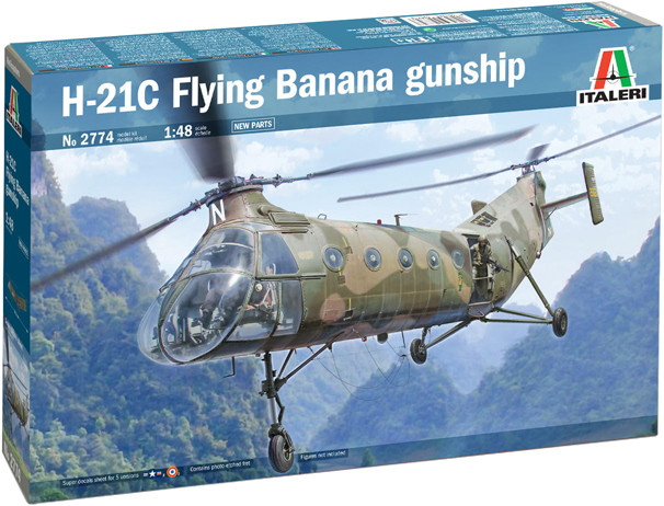 Збірна модель ITALERI H-21C Flying Banana GunShip (148)