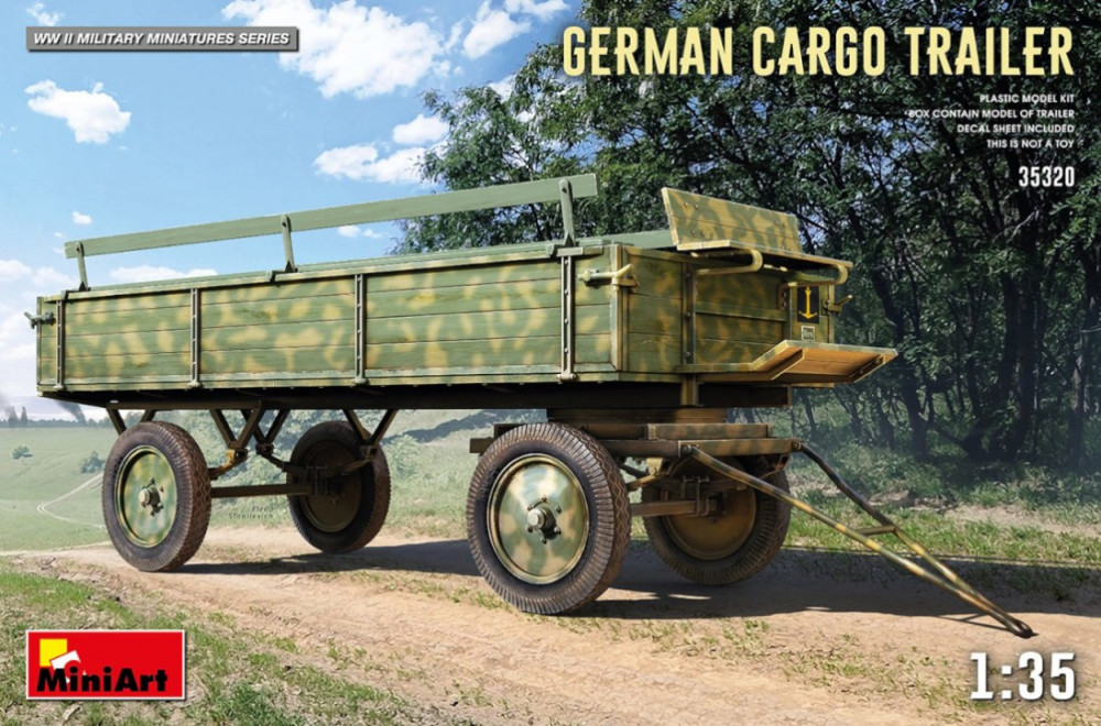 Сборная модель MiniArt German Cargo Trailer (135) 35320